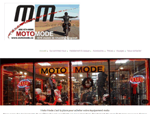 Tablet Screenshot of motomode.ca